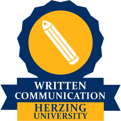 Written Communication Badge - Herzing University